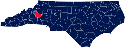 Map of County Board Member | Burke County