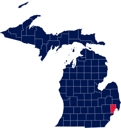 Map of Chesterfield Township Clerk | Macomb County